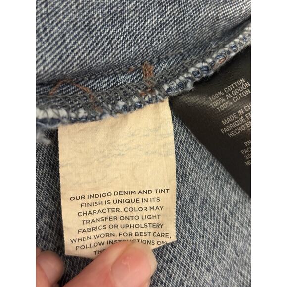 Jones New York Signature Denim Jean Jacket 100% Cotton Light Wash Women’s Size L - Picture 6 of 7